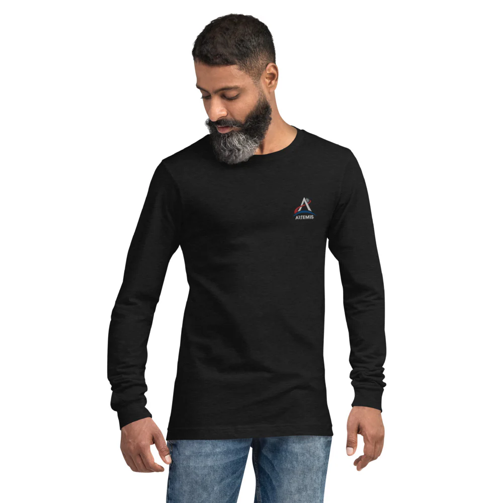 Artemis Program Embroidered Logo Long Sleeve Unisex Shirt