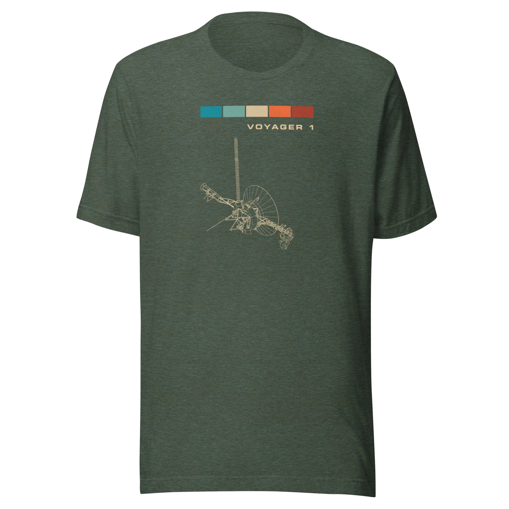 Voyager 1 Retro Unisex T-Shirt - Image 2
