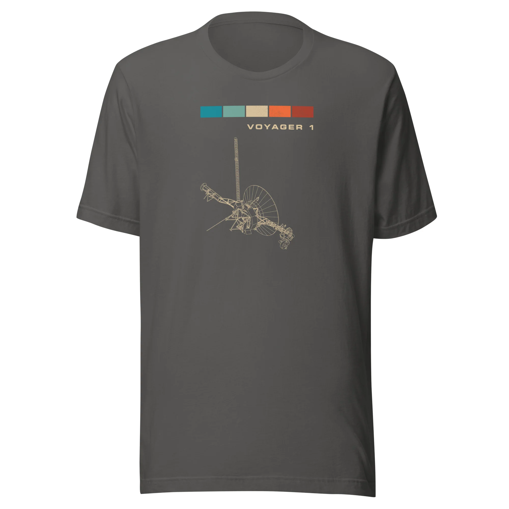 Voyager 1 Retro Unisex T-Shirt - Image 3