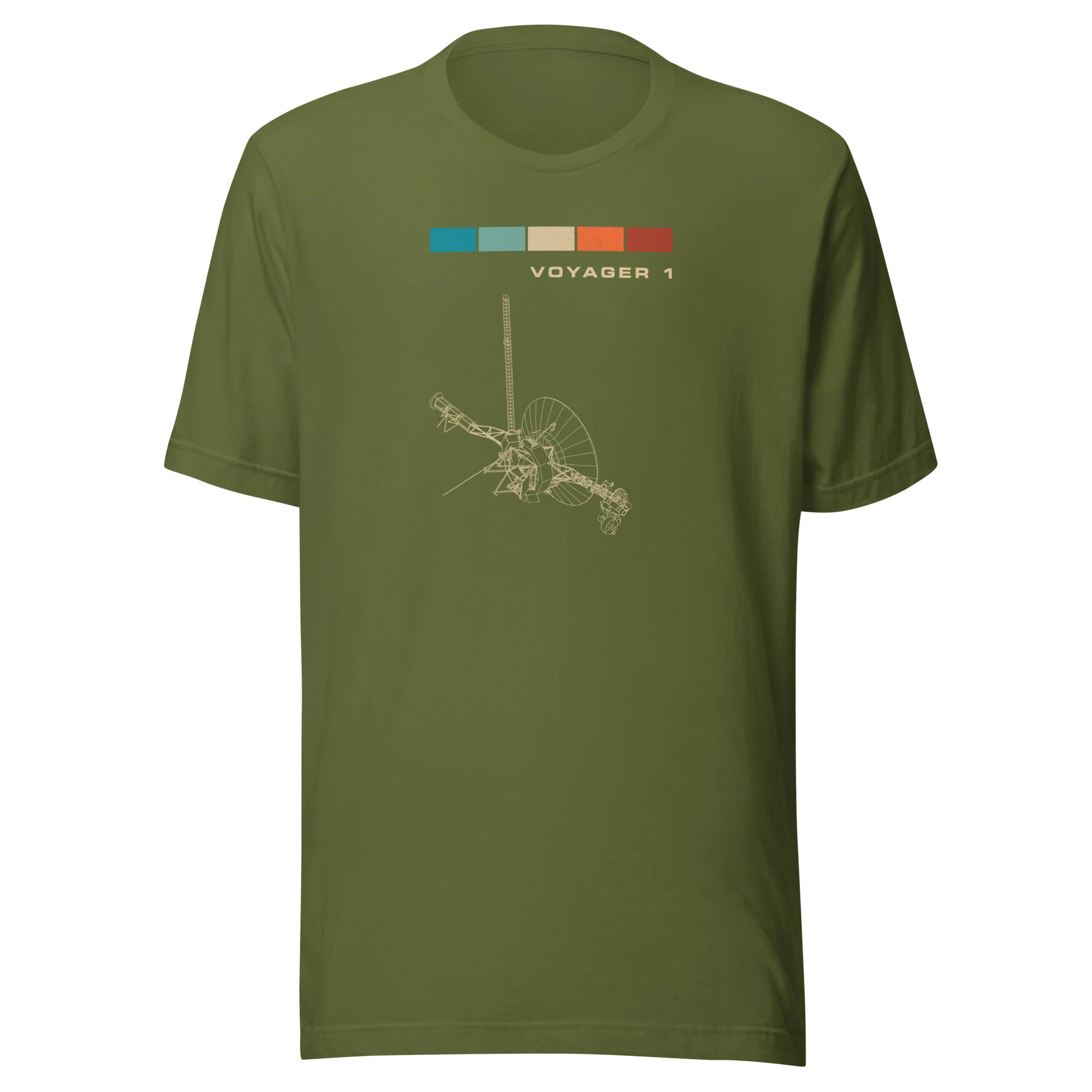 Voyager 1 Retro Unisex T-Shirt - Image 4
