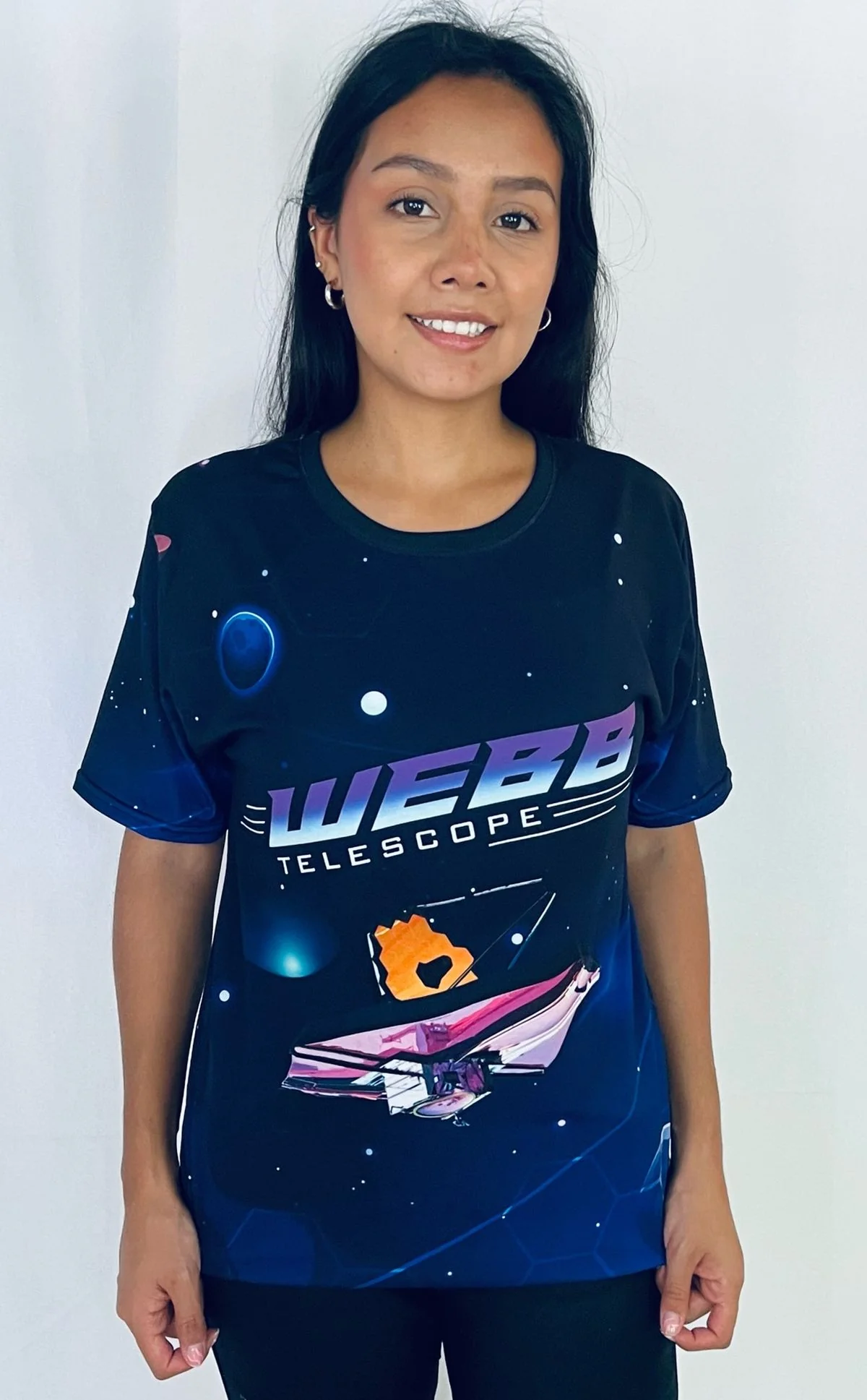 WEBB Telescope with Webb Logo T-Shirt - Kids 2T to 7