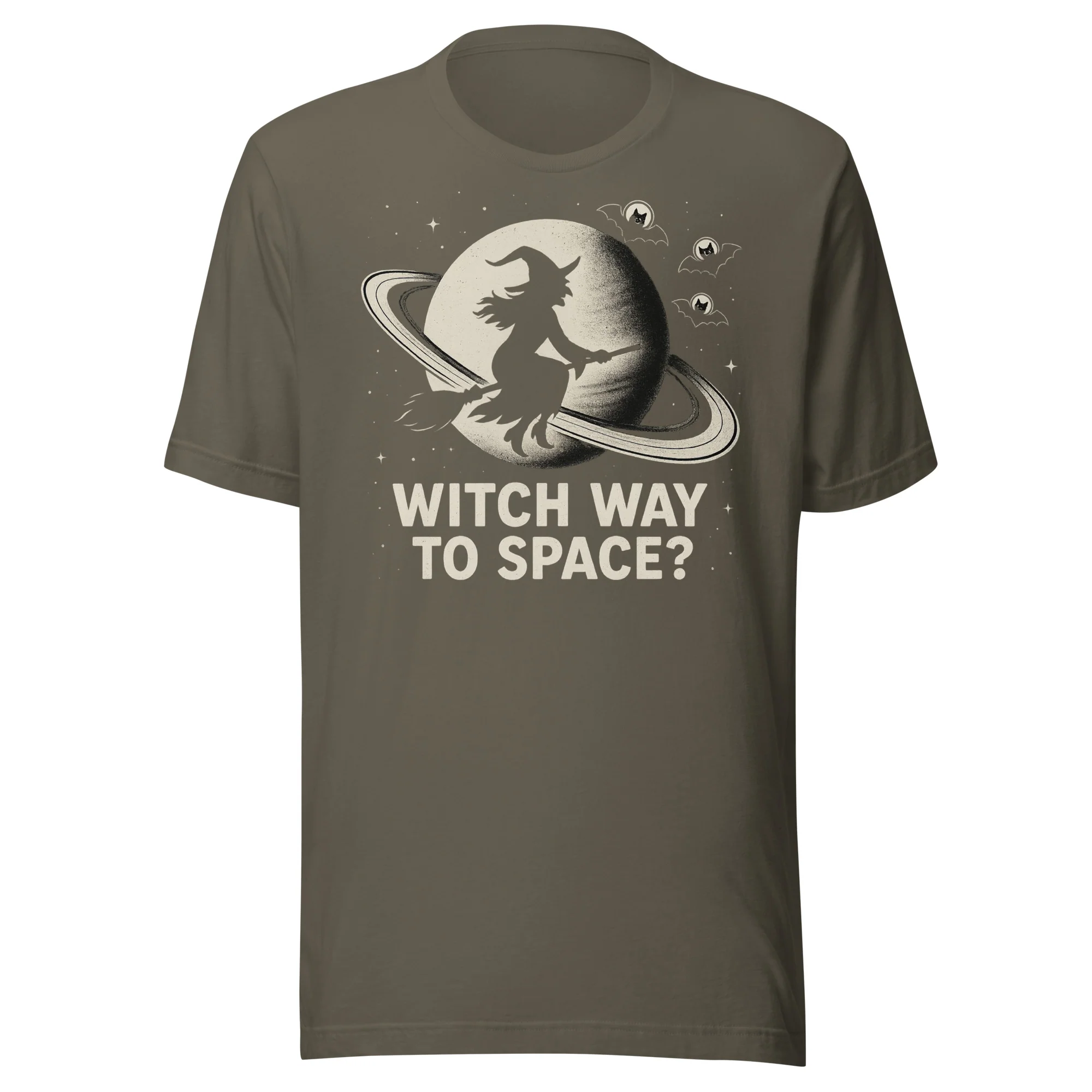Witch on Saturn Unisex T-shirt - Image 4