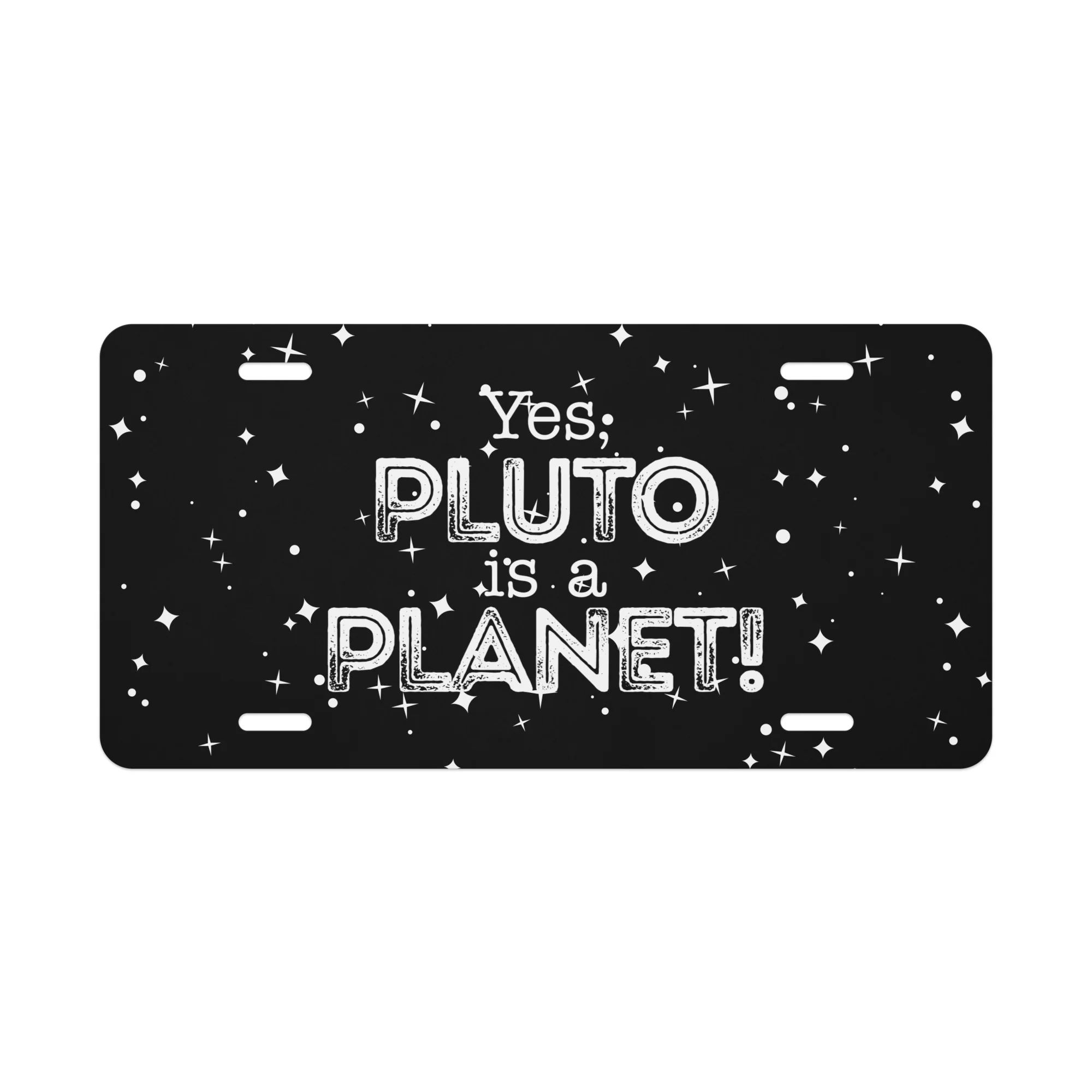 Yes, Pluto is a Planet Vanity Plate