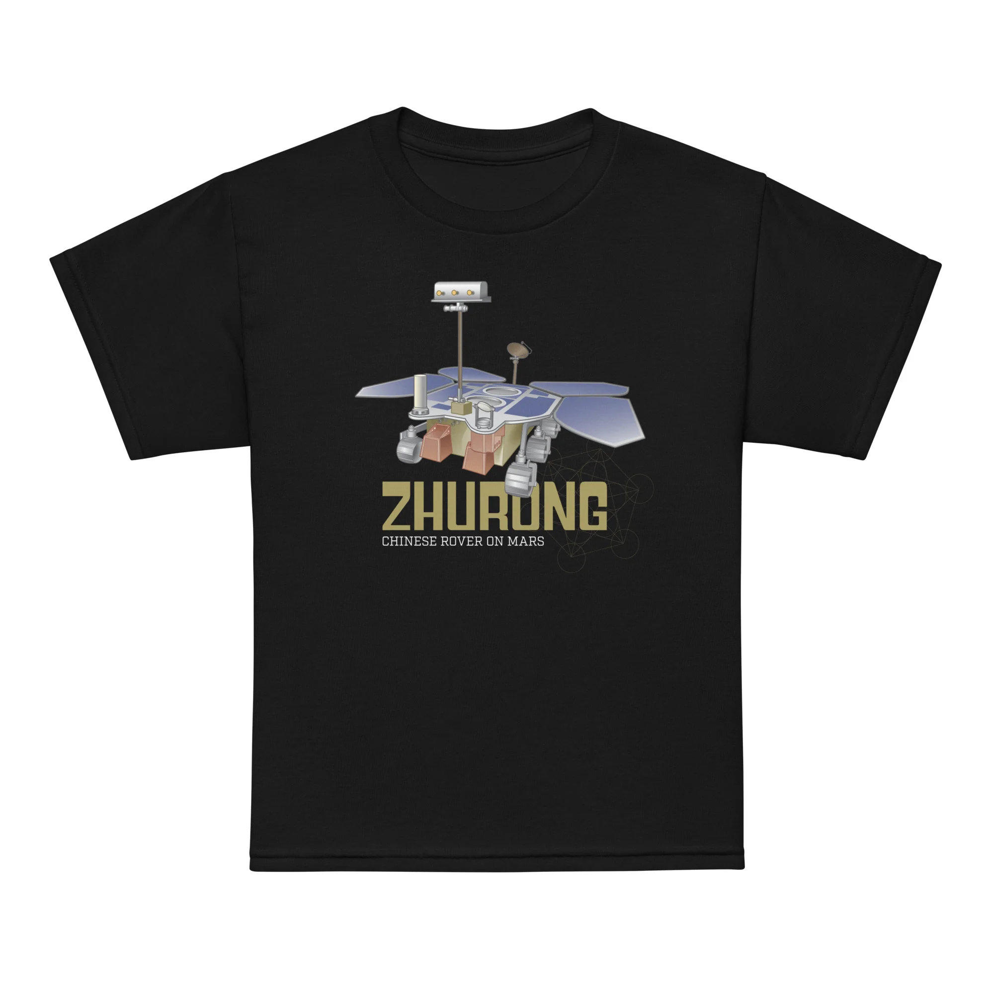 Zhurong Rover Youth Retro T-Shirt - Image 2